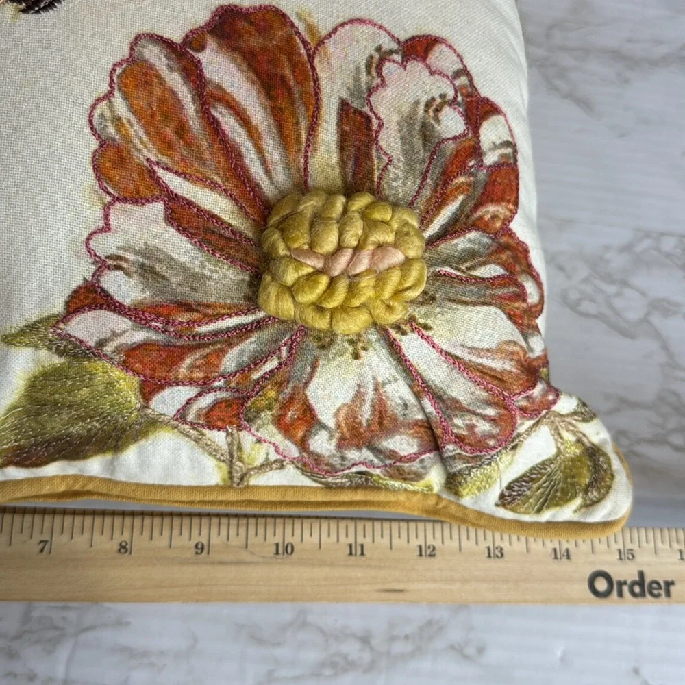 Pier 1 floral and birds home decor couch accent throw pillows Colorful boho